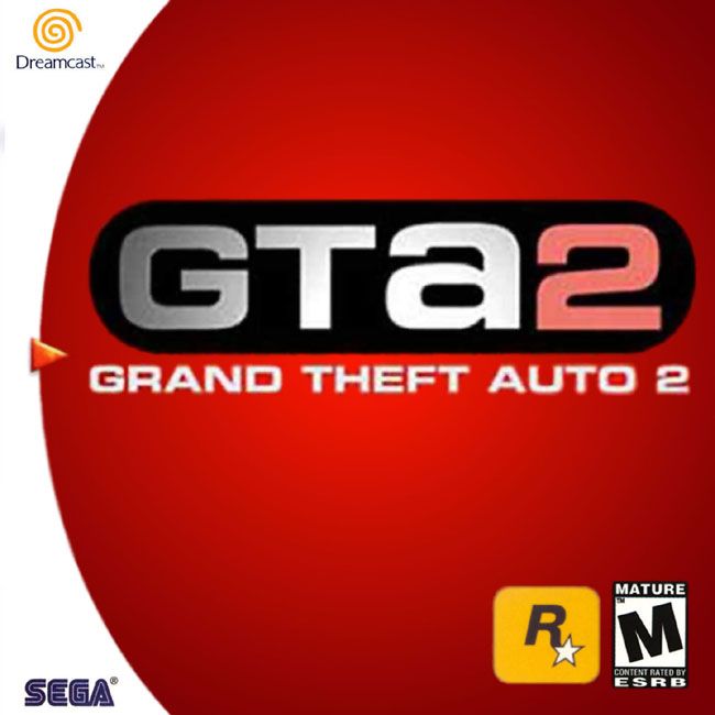 Grand Theft Auto 2 box art for Sega Dreamcast